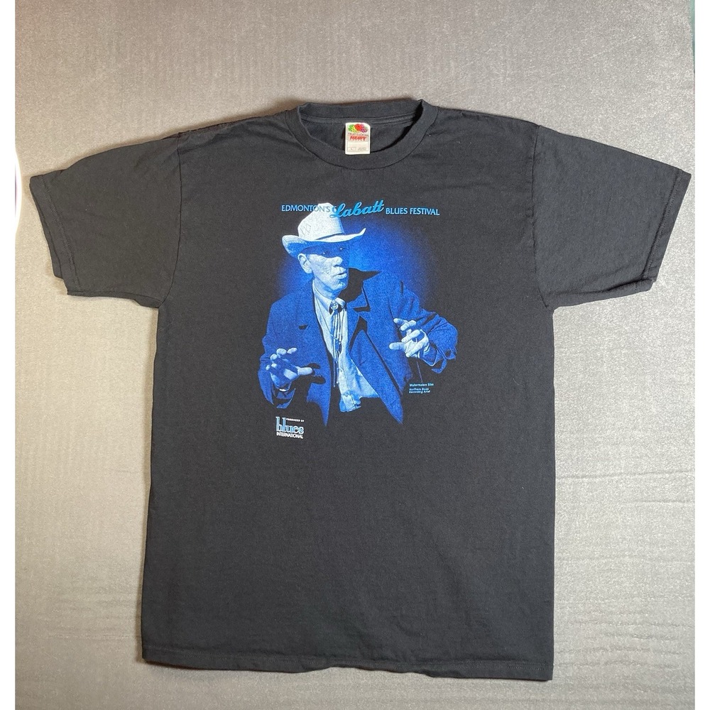 Vintage Y2K Edmonton's Labatt Blues Festival 'Watermelon Slim' Shirt L 2007